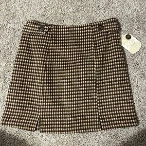 Altar’d State Plaid Zip-Up Skirt